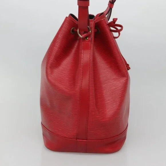 LOUIS VUITTON Epi Noe Shoulder Bag Red M44007 LV Auth 120135